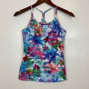 Athleta Floral Tank Top